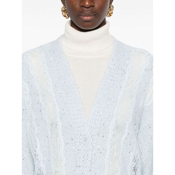 Ermanno Firenze Women's Sweaters Clear Blue - Picture 3 of 5